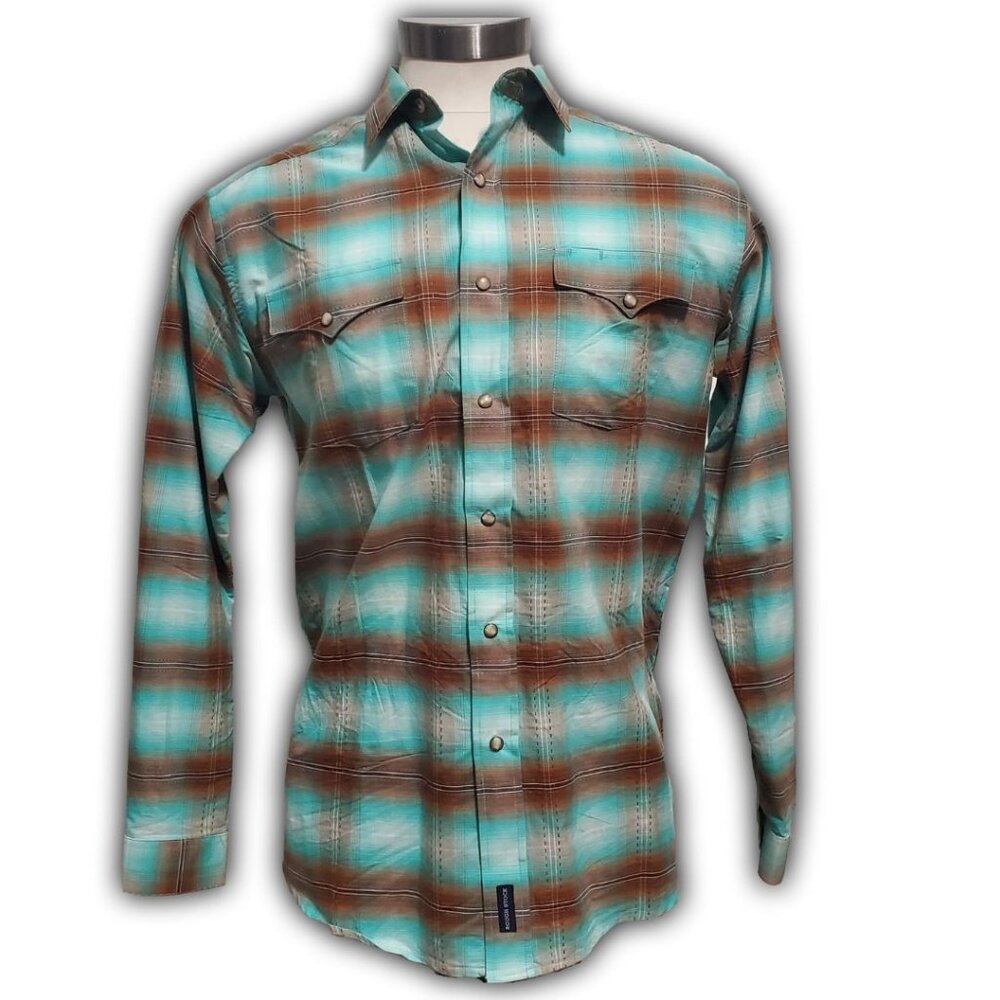 Panhandle Slim Rough Stock Women's Medium Long Sleeve Snap Front Rodeo Shirt